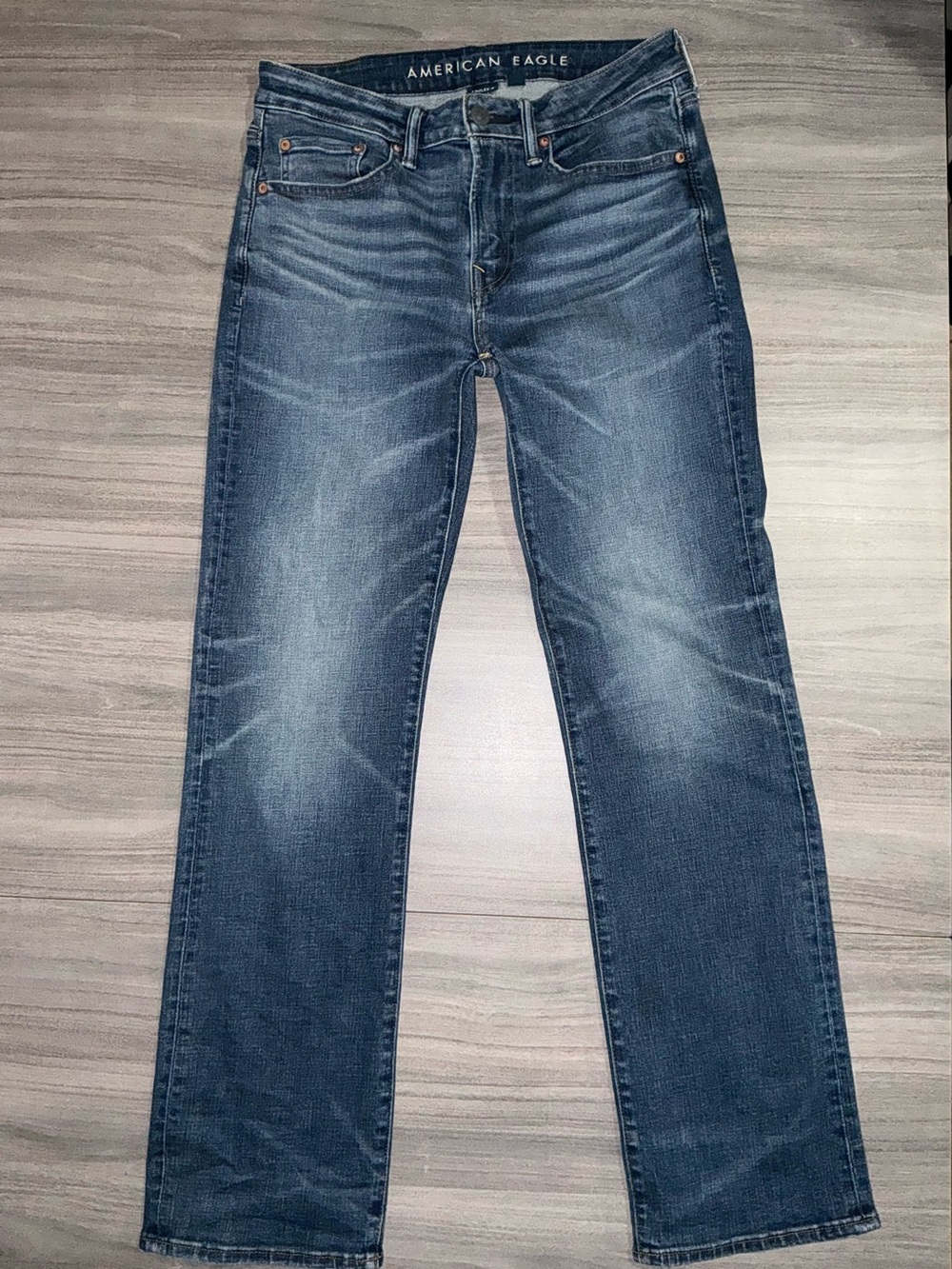 American Eagle AirFlex+ Original Bootcut Medium Wash Jeans (31x32)
